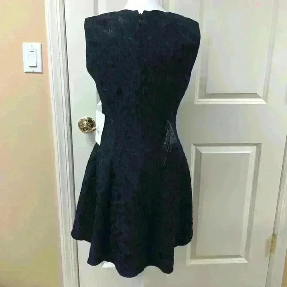 NWT BCBGMaxazria Hanneli Leopard-Jacquered Dress - Picture 7 of 12